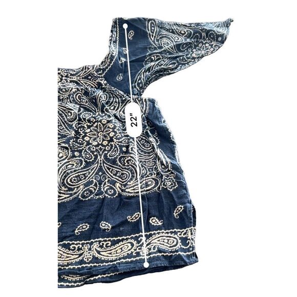 Ralph Lauren Cotton Floral Women's Slit Sleeve - Picture 6 of 7